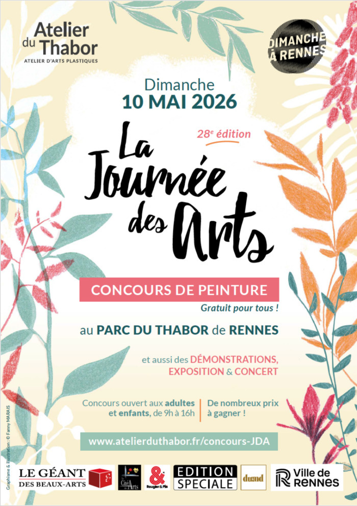 La Journée des Arts 2026 – Concours de peinture au Thabor, Parc du Thabor, Rennes