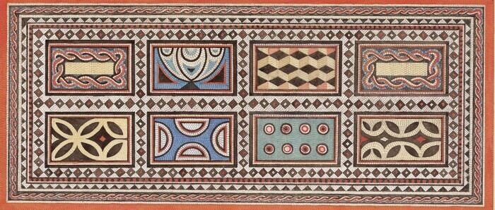 La Mosaïque gallo-romaine de Souzy-la-Briche, Salle Saint-Antoine (par le Musée intercommunal d’Etampes), Étampes