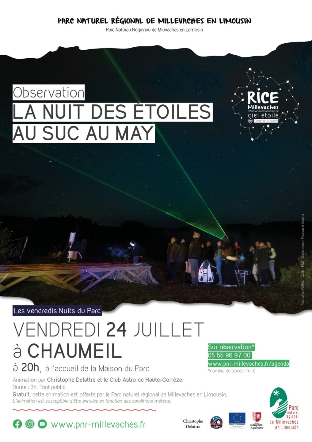 La nuit des étoiles au Suc au May Suc au May Chaumeil 2026-07-24