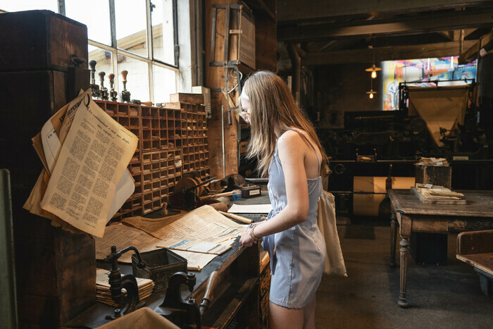 La Nuit où ça s’imprime !, Atelier d&rsquo;un journal – musée de l&rsquo;imprimerie, Louhans