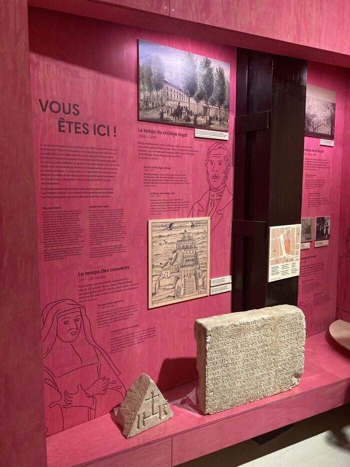 La pierre de fondation du couvent des Visitandines Musée d'Aquitaine Bordeaux