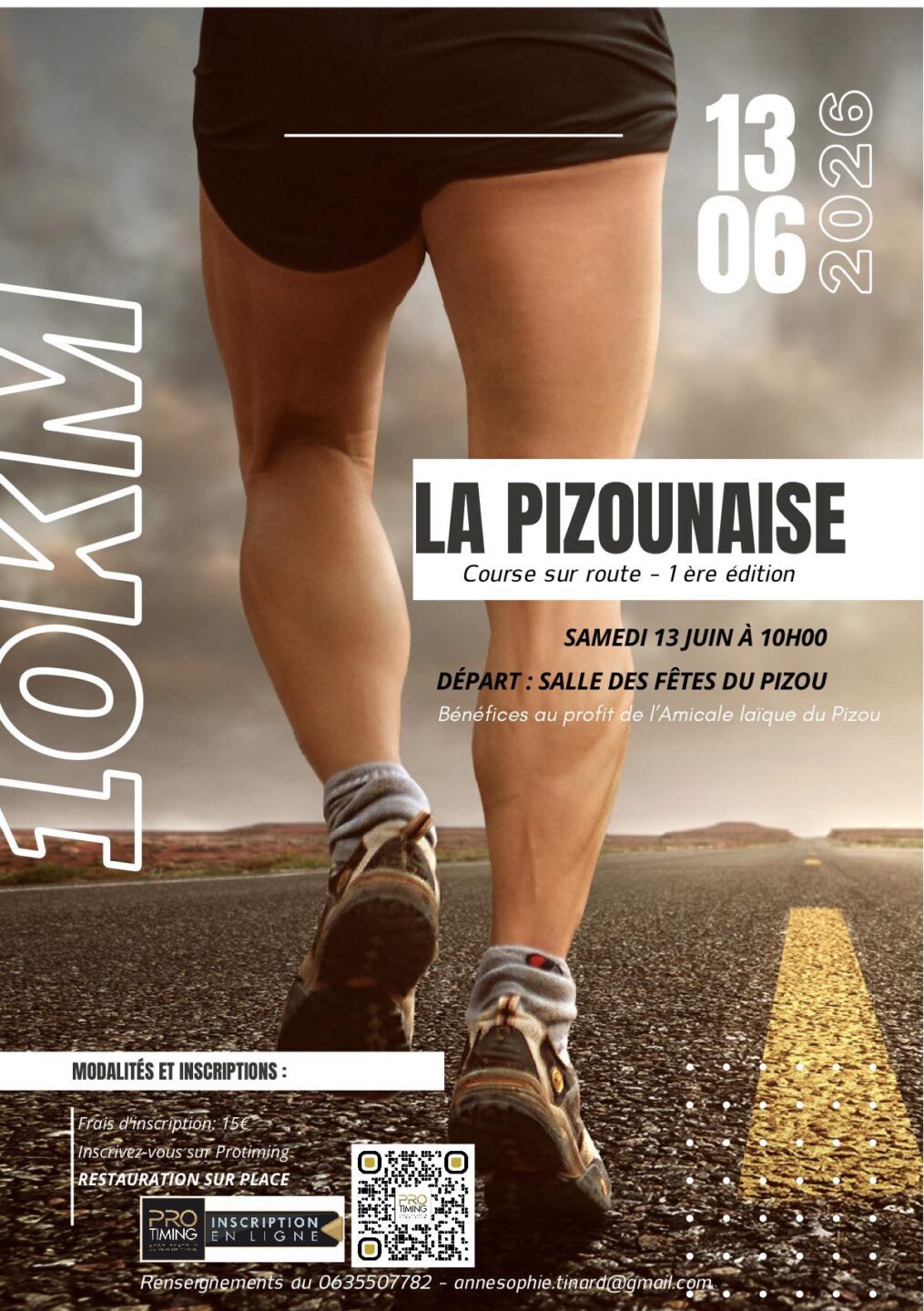 La Pizounaise, course sur route Salle des fêtes Le Pizou