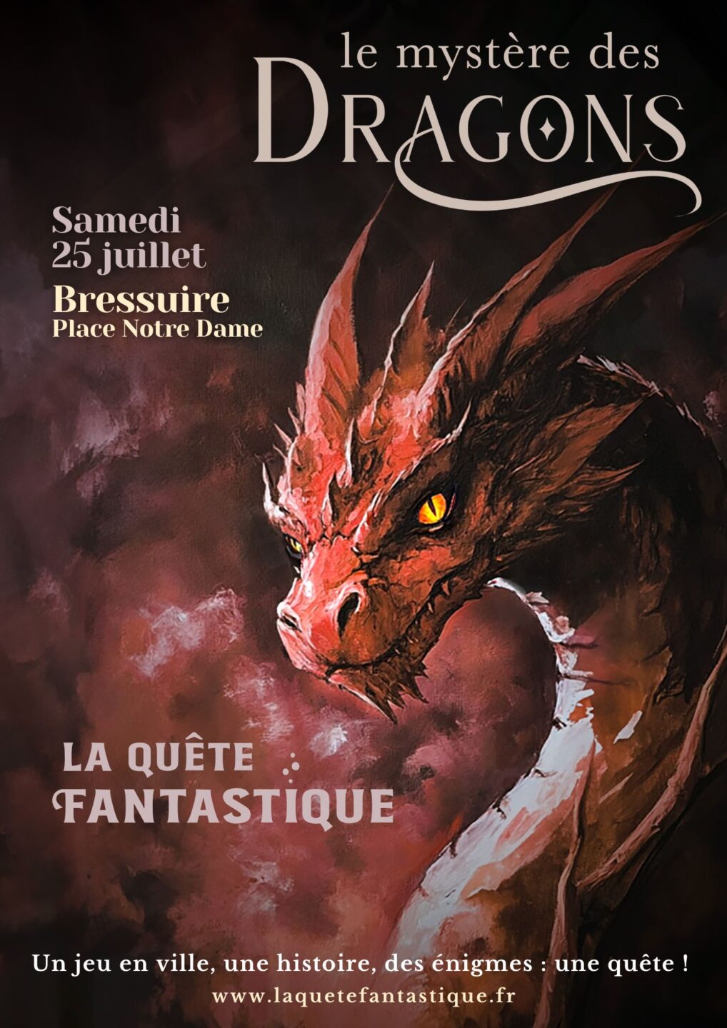 La Quête Fantastique Le Mystère des Dragons Place Notre Dame Bressuire 2026-07-25