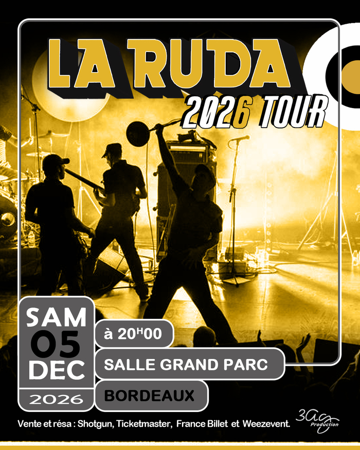 La Ruda La Salle des Fêtes Bordeaux Grand Parc Bordeaux
