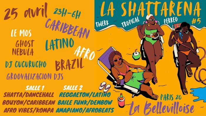 La Shattarena – Tropical vibes Party à La Bellevilloise !! La Bellevilloise Paris
