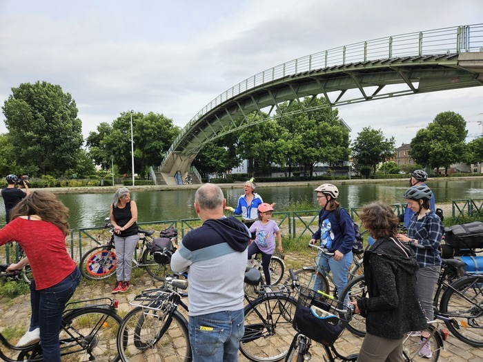 Le Canal est à vous !, Au niveau de la Station de métro Aimé Césaire, Aubervilliers