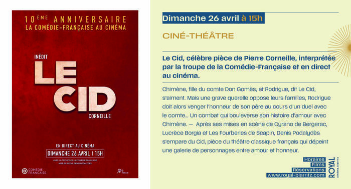 LE CID de Dominique Thiel, Le Royal, Biarritz