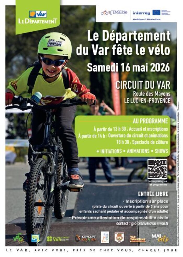 Le Département du Var fête le vélo Circuit du Var Le Luc