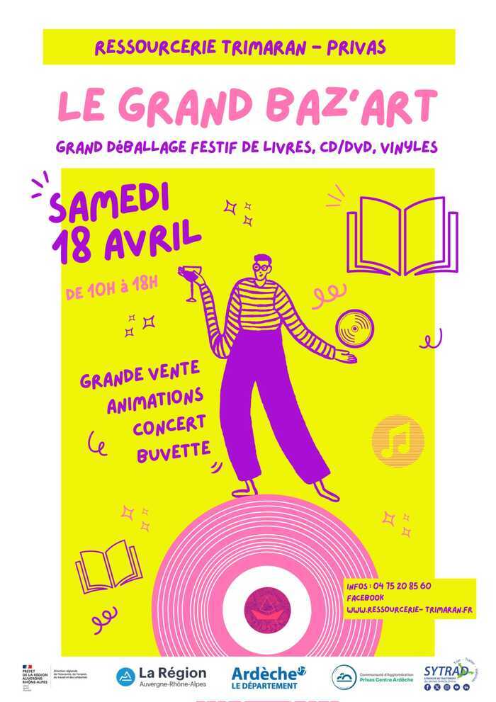 LE GRAND BAZ’ART, Ressourcerie Trimaran (Privas), Privas