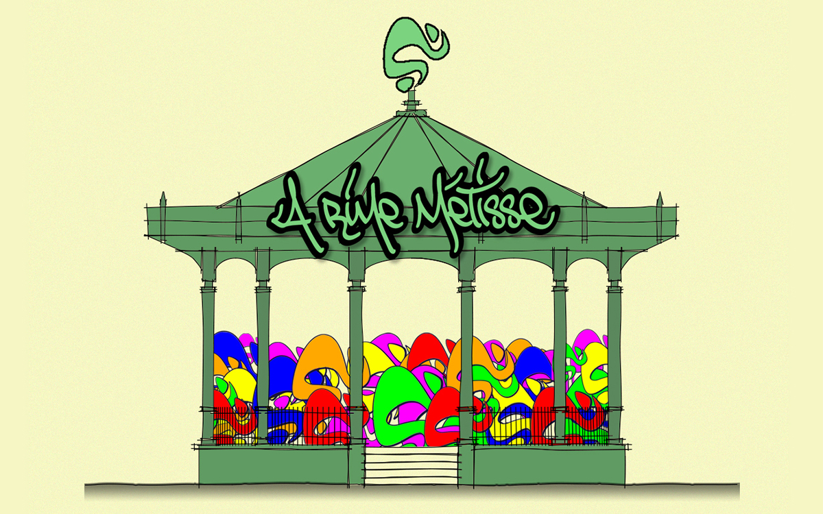 Le Kiosque à complices de La Rime Métisse #01 Square Maurice Gardette Paris