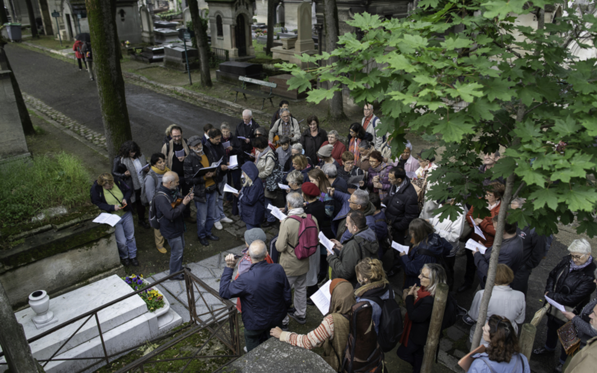 Le Printemps des cimetières au cimetière de Montmartre Cimetière de Montmartre Paris