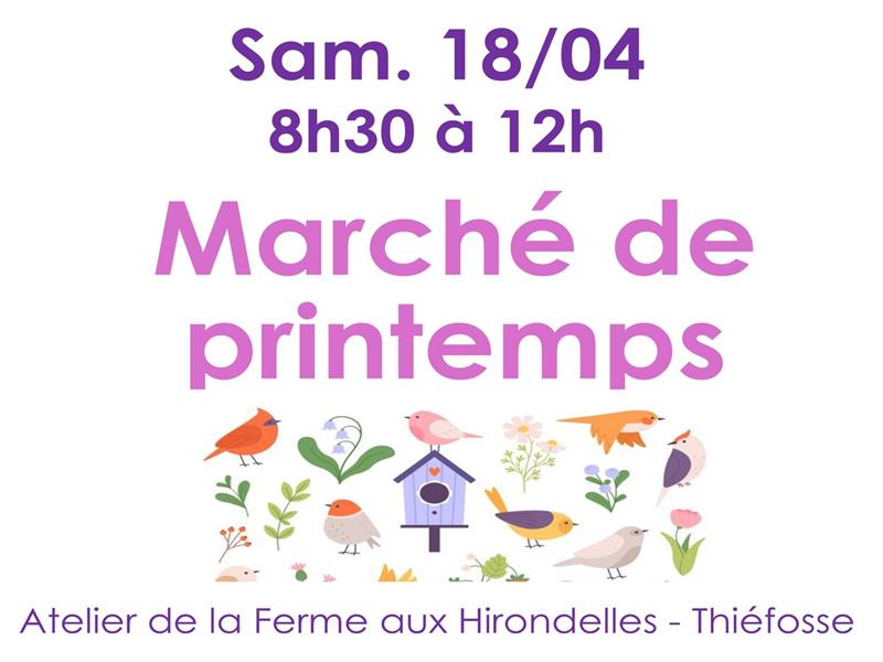 Le printemps s'invite au marché des producteurs ZAE du Val de la Moselotte Thiéfosse 2026-04-18