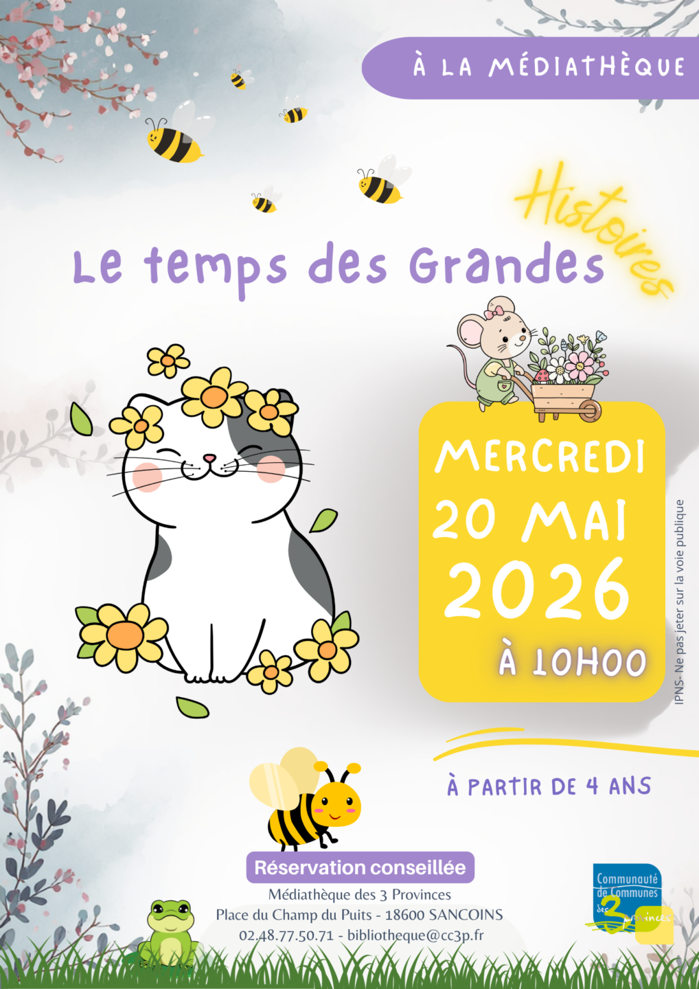 Le temps des Grandes histoires Place du Champ du Puits Sancoins 2026-05-20