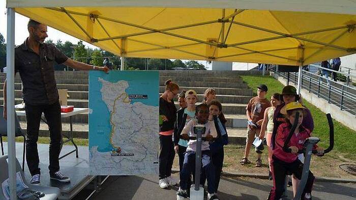 Le vélo s&rsquo;invite aux Primairolympiades, La Cité des sports, Granville