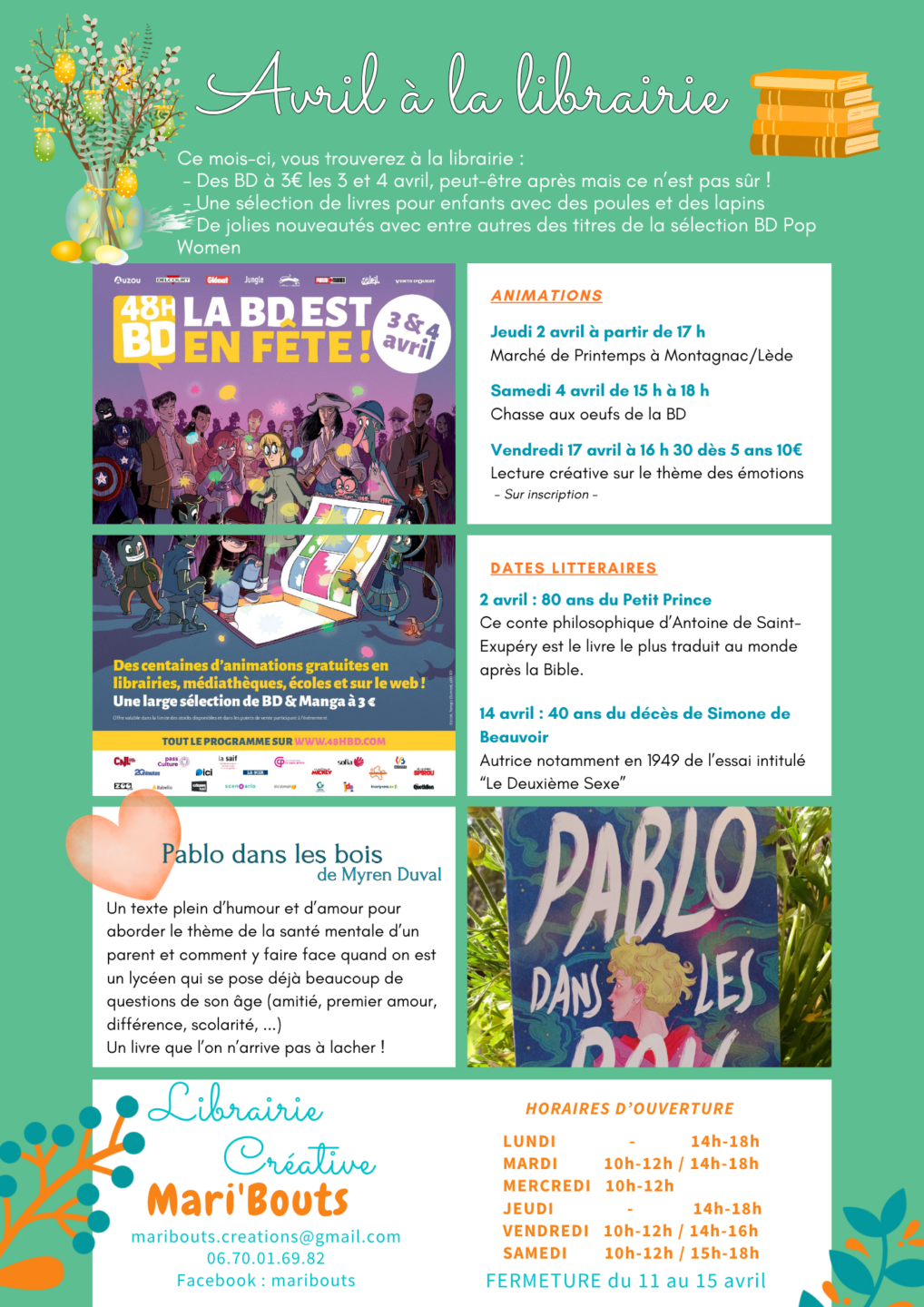 Lecture créative  Lacapelle-Biron