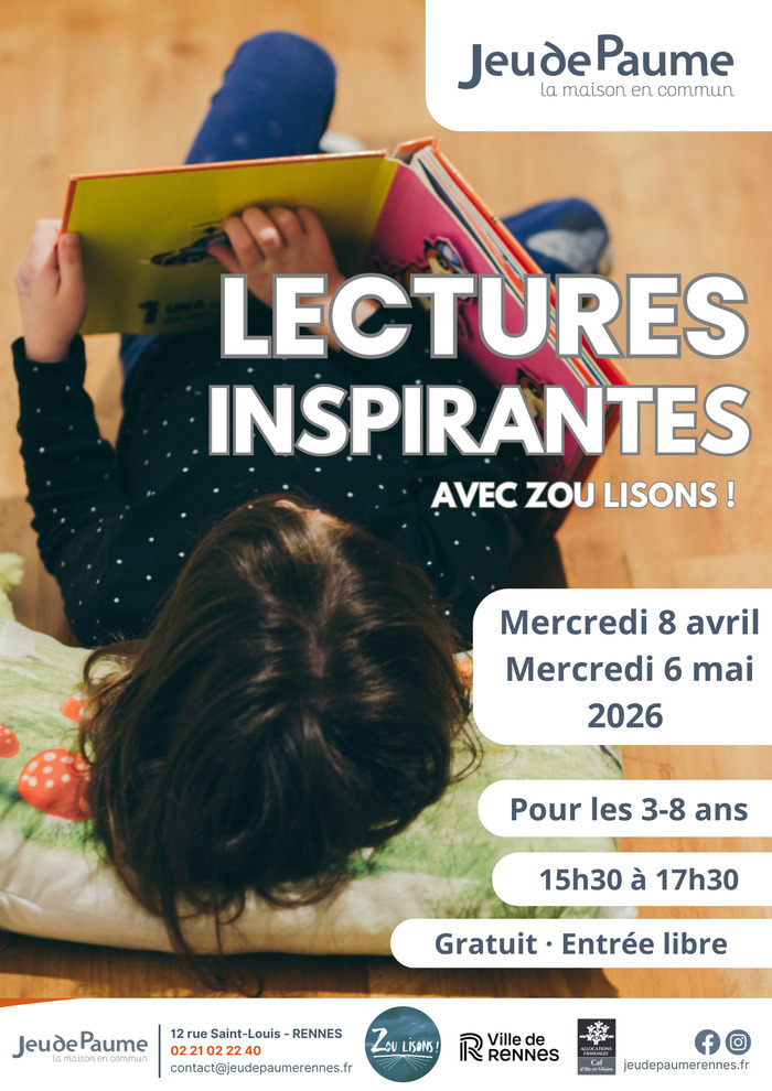Lectures inspirantes, Jeu de Paume, Rennes