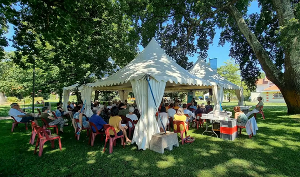 L&rsquo;écume des mots Maison R. Delamarre Parc Louis David Andernos-les-Bains