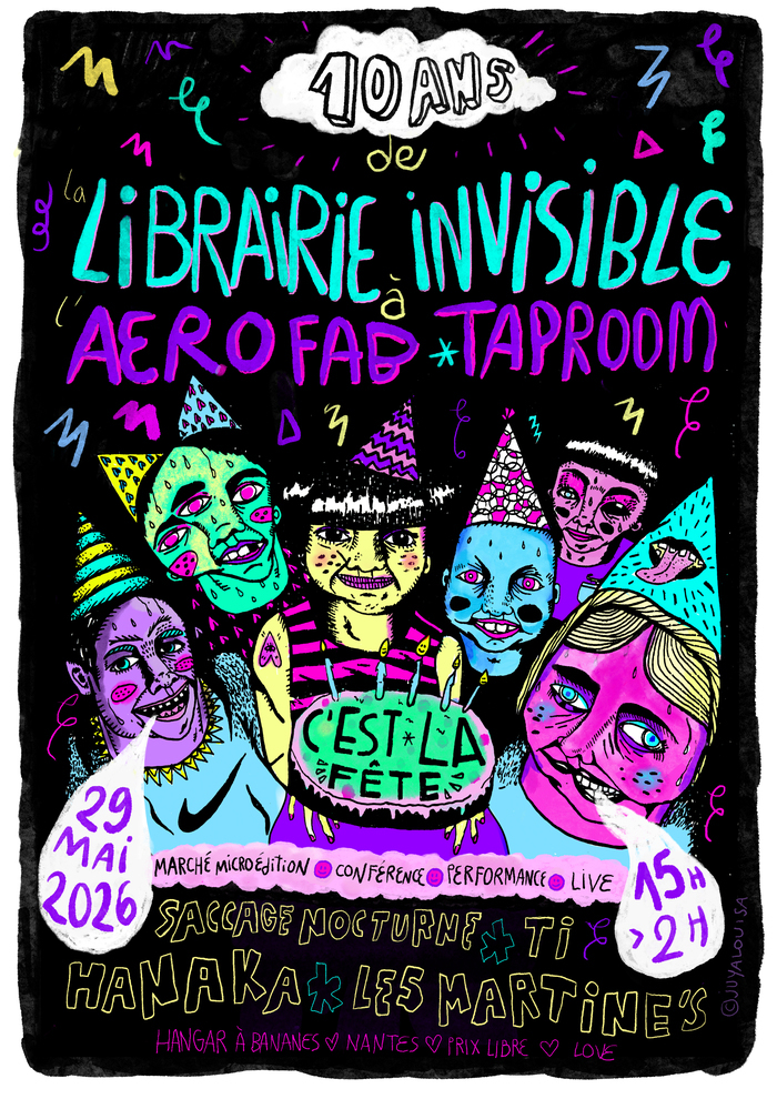 Les 10 ans de la Librairie invisible : marché de la micro-édition