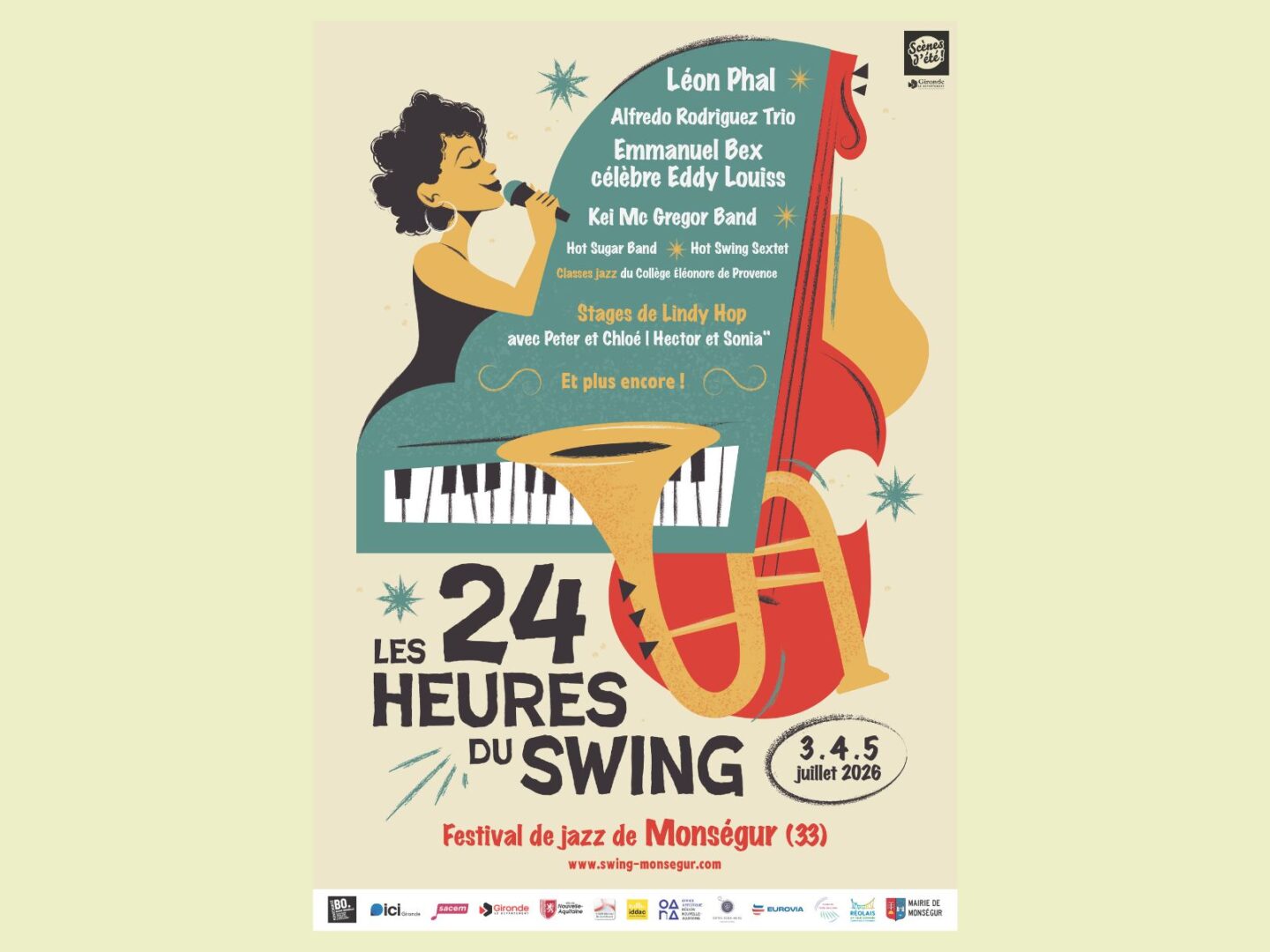 Les 24 heures du Swing 2026 Dimanche  Monségur