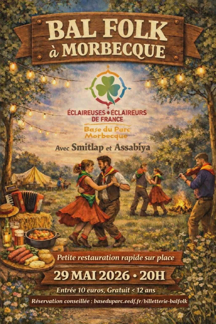 Les 50 ans de la base du parc - Le Bal Folk BASE EEDF DU PARC Morbecque