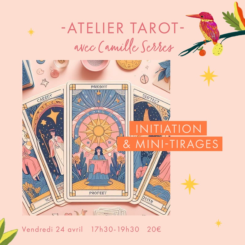 Les ateliers du Printemps Atelier Initiation & mini-tirages Tarot  Saint-Cyprien