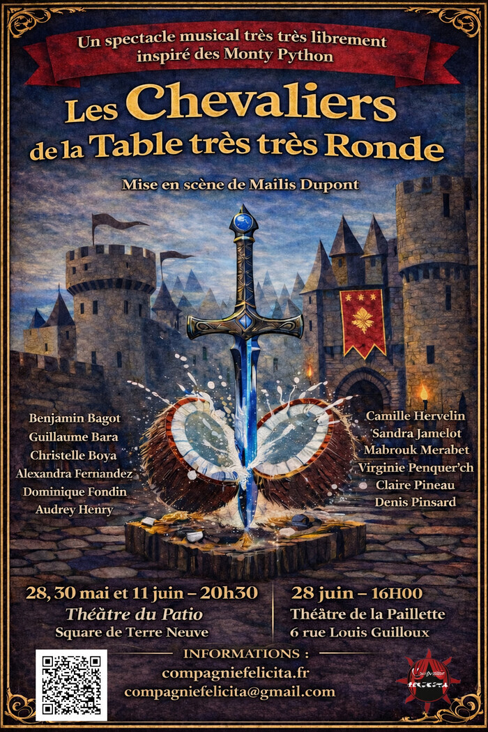 LES CHEVALIERS DE LA TABLE TRES TRES RONDE La Paillette Rennes