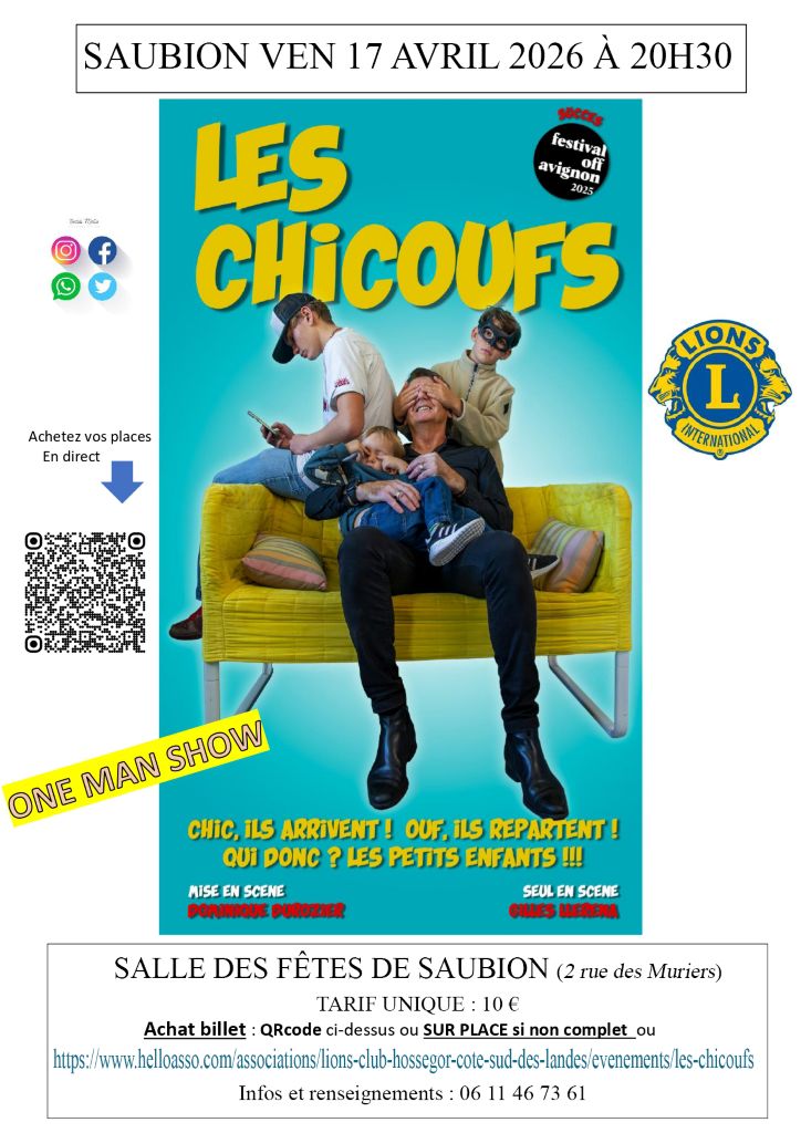 Les Chicoufs 2 rue des Mûriers Saubion 2026-04-17