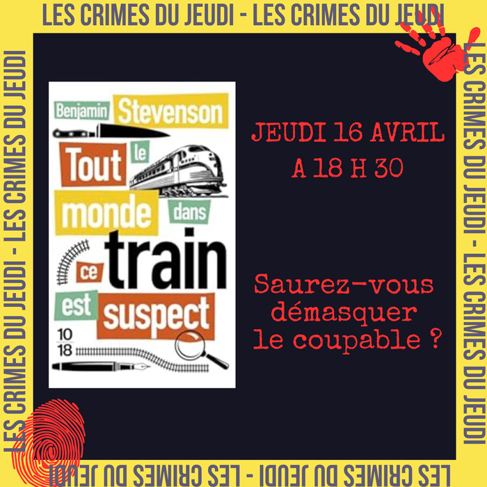 Les crimes du jeudi, Médiathèque Léon Eeckhoutte, Villemur-sur-Tarn