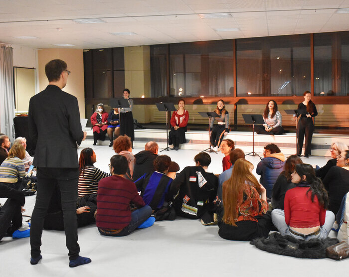 Les nouvelles aventures du Groupe Vocal Explorateur, Bibliothèque Mériadeck, Bordeaux