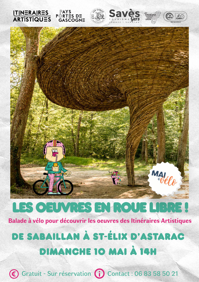 Les oeuvres en roue libre Ferme Les Cabas Sabaillan