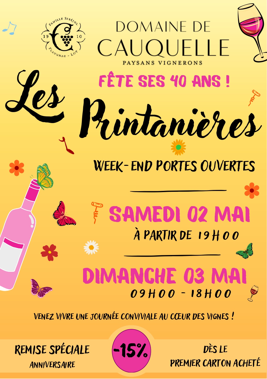 Les Printanières de Cauquelle Domaine de Cauquelle Saint-Paul-Flaugnac