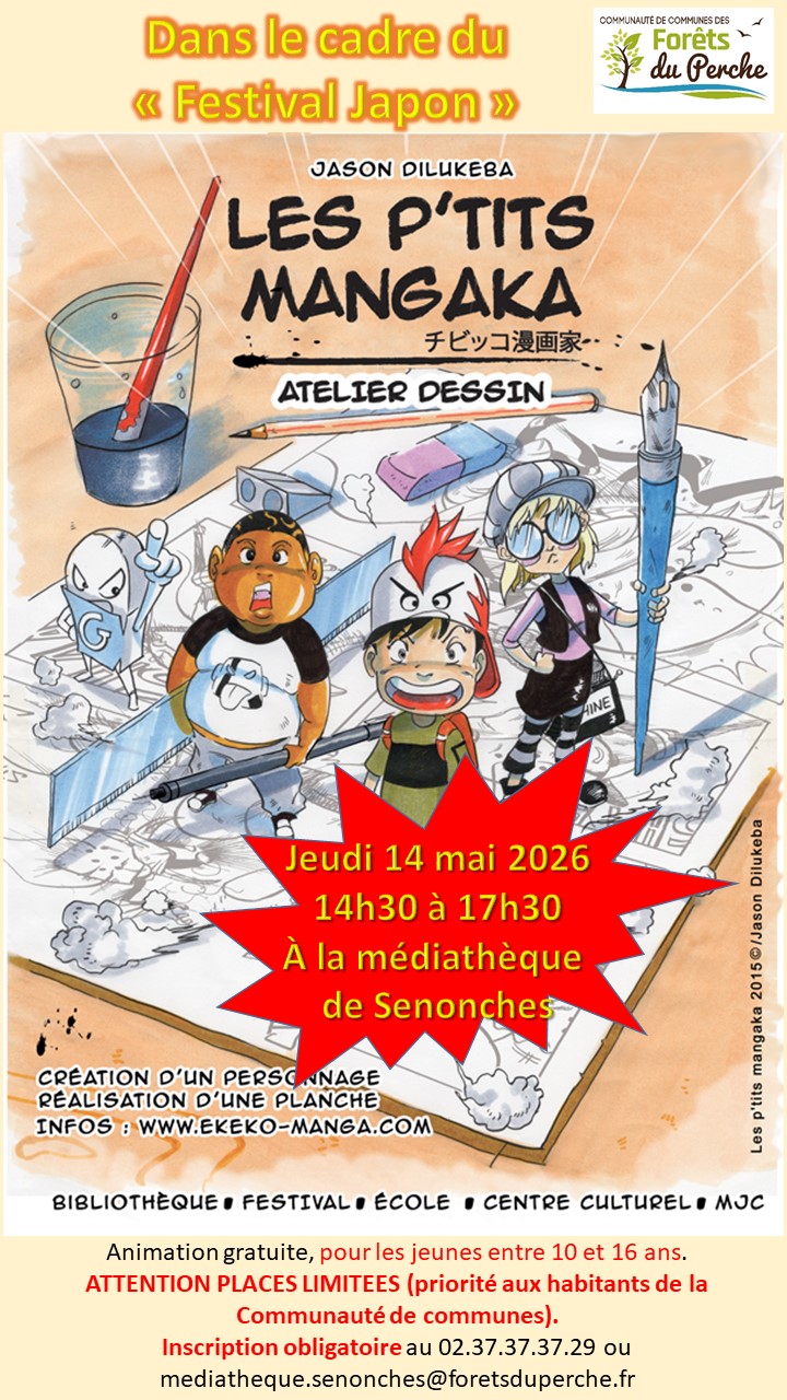 Les p'tits mangaka 2 Rue de Verdun Senonches 2026-05-14