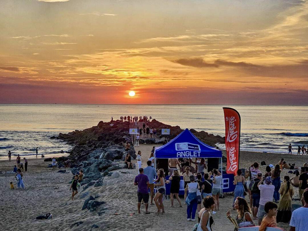 Les Sunsets électroniques Plages des Sables d’Or Anglet
