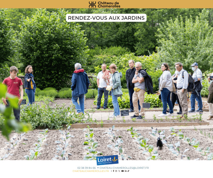 Les visites du château, Jardins du Château de Chamerolles, Chilleurs-aux-Bois