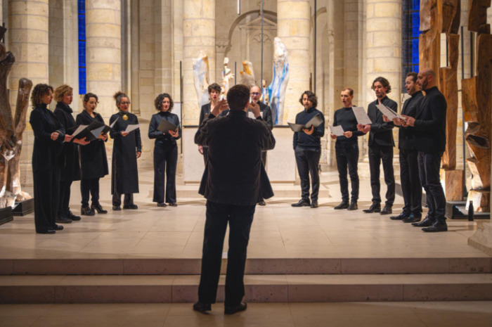 Les voix du Macadam Ensemble résonnent à Fontevraud Musée d'Art moderne de l'abbaye royale de Fontevraud Fontevraud-l'Abbaye