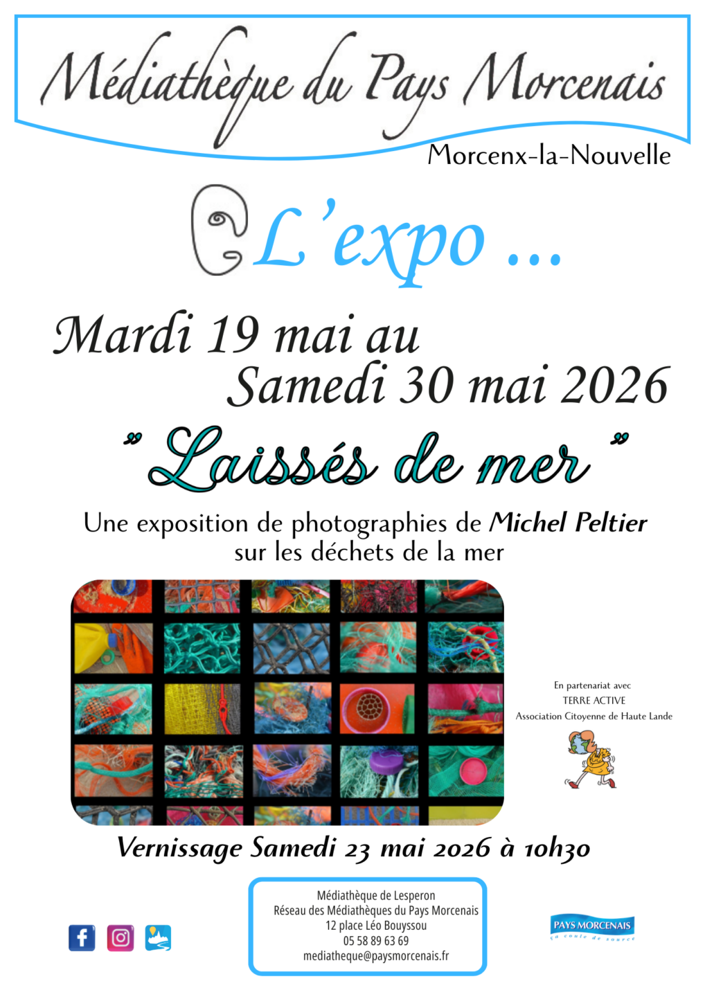 L'Expo Laissées de mer de Michel Peltier place léo bouyssou Morcenx-la-Nouvelle 2026-05-19