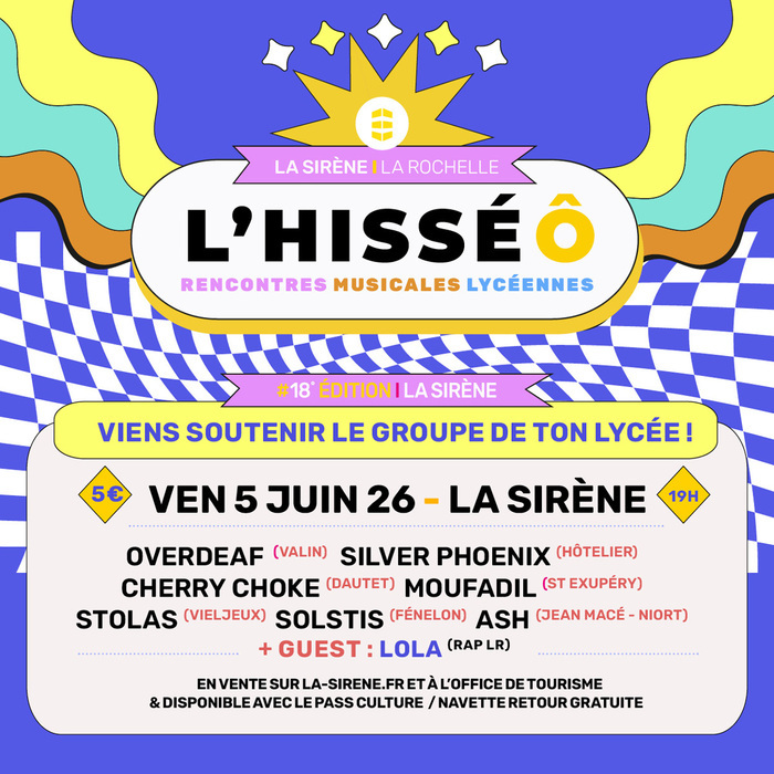 L'HISSÉ'Ô 2026 La Sirène La Rochelle
