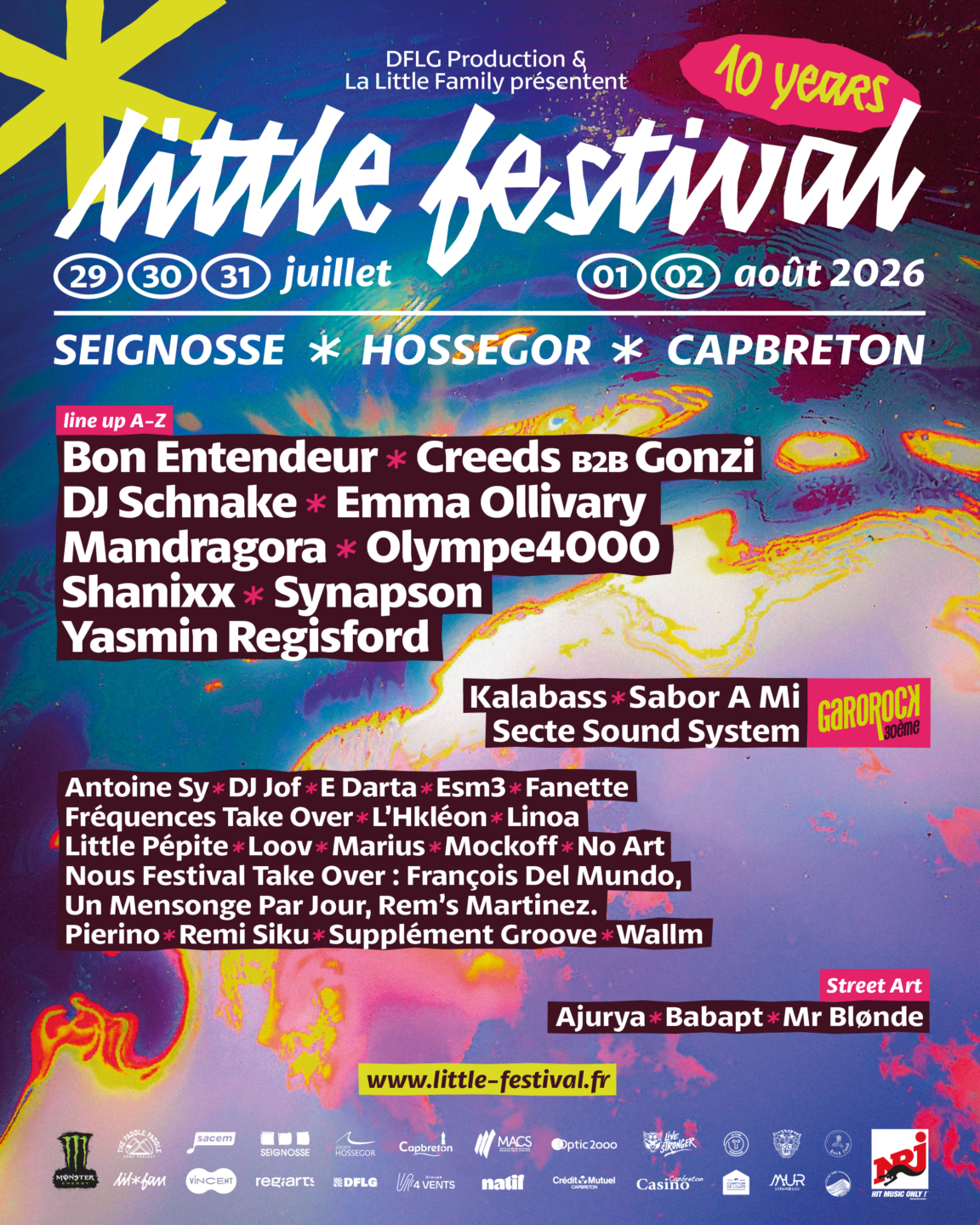 Little Festival 2026 Soorts-Hossegor 2026-07-29