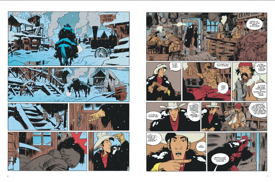 longue marche lucky luke matthieu bonhomme