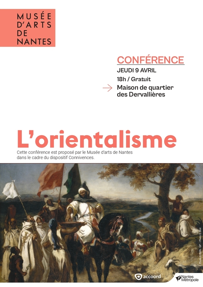 L&rsquo;orientalisme – Conférence Maison de quartier des Dervallières Nantes