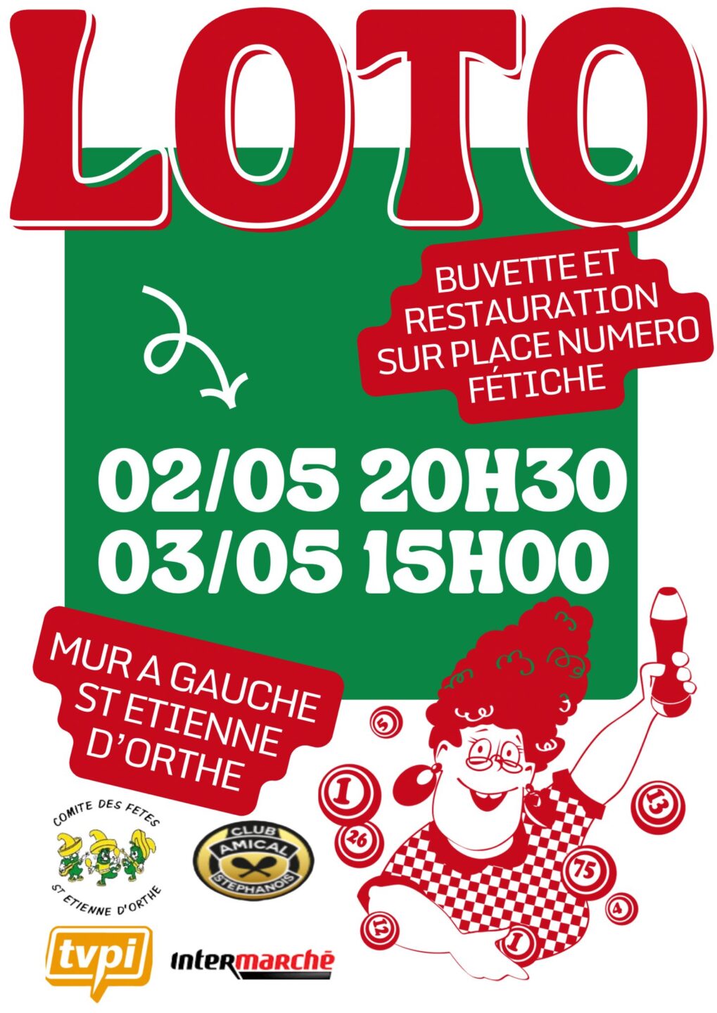 Loto Bingo  Saint-Étienne-d&rsquo;Orthe