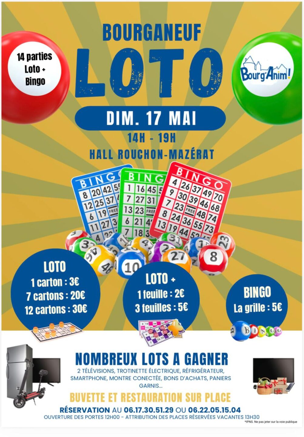 LOTO Hall Rouchon-Mazérat Bourganeuf 2026-05-17