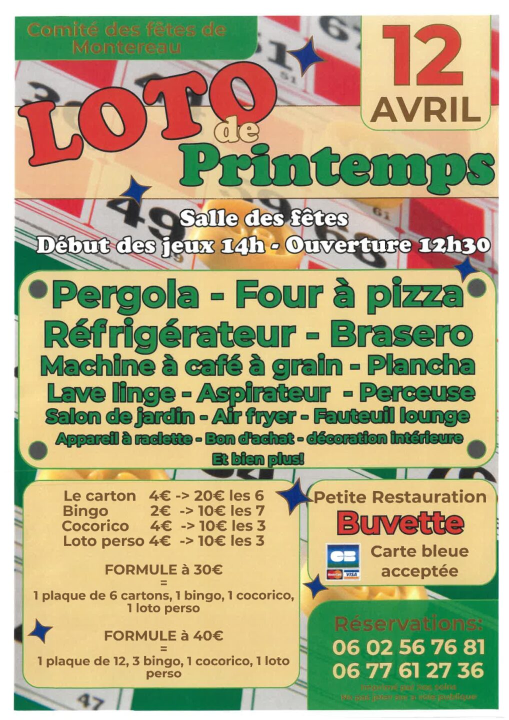 Loto de printemps  Montereau