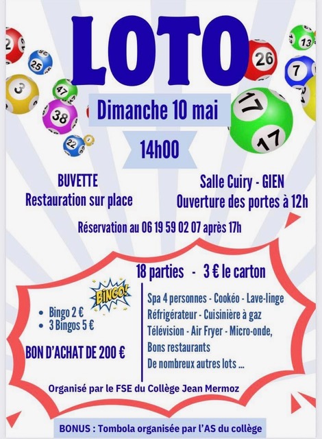 Loto 32 Rue Georges Brassens Gien 2026-05-10