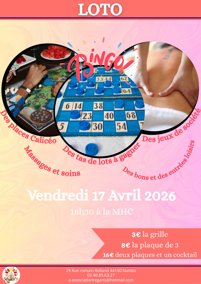 Loto solidaire, Maison des Habitants et du Citoyen, Nantes