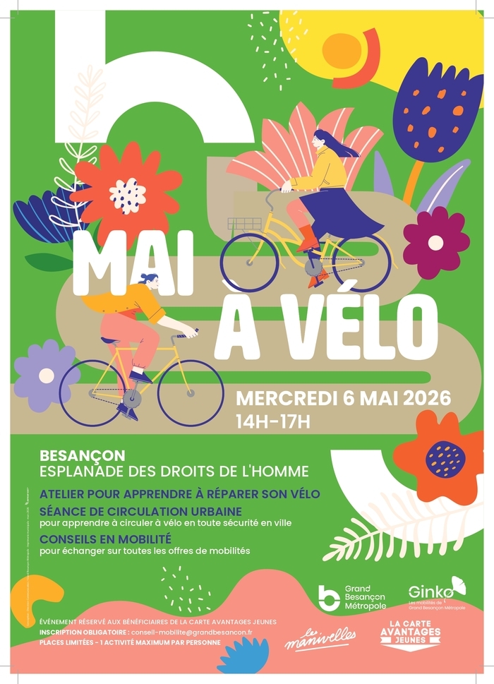 Mai à Vélo Besançon, Esplanade des droits de l&rsquo;homme/Besançon, Besançon