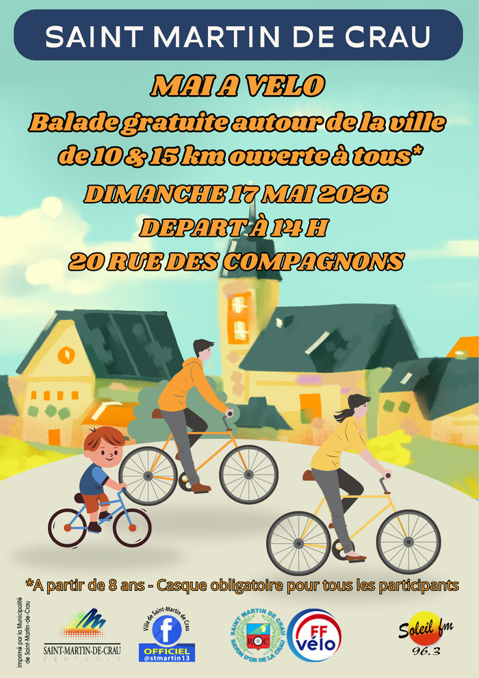 Mai à Vélo Local ROC Saint-Martin-de-Crau