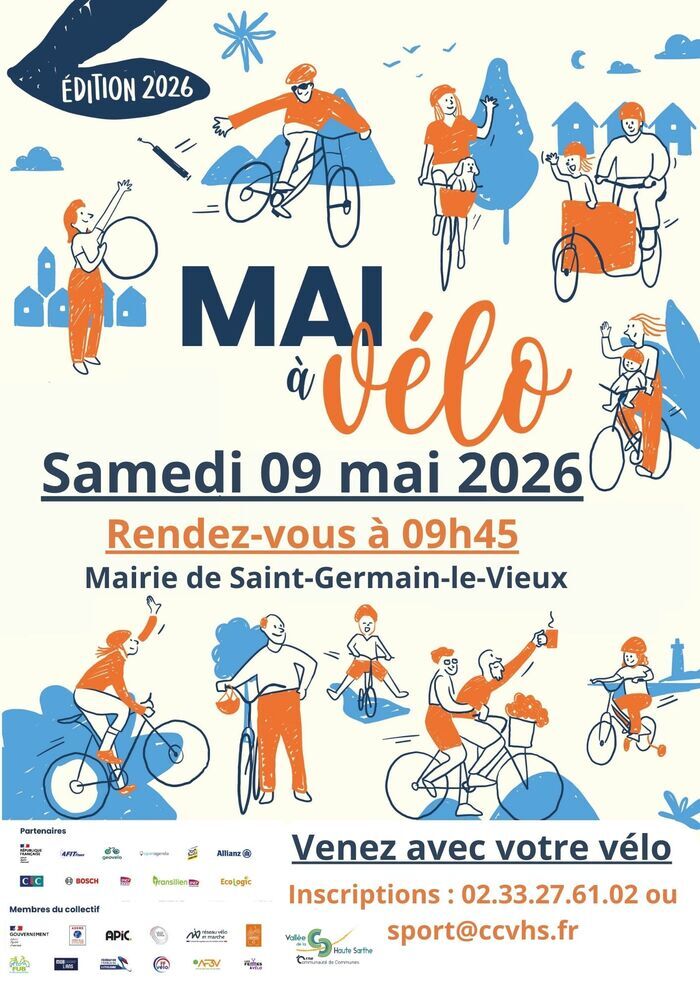 Mai à Vélo Mairie Saint-Germain-le-Vieux Saint-Germain-le-Vieux