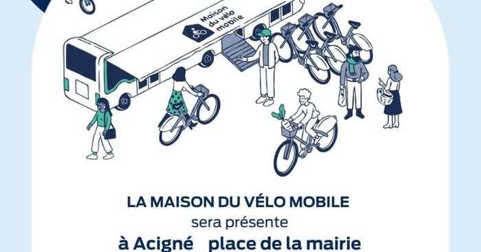 Maison du vélo mobile Place de la mairie – Acigné Acigné