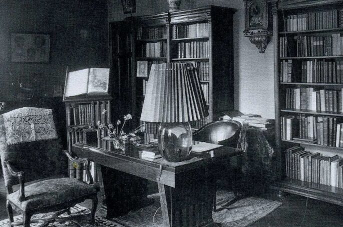 Bureau de Marc Bloch à Strasbourg en 1930